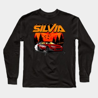 Silvia Drift Cars Long Sleeve T-Shirt